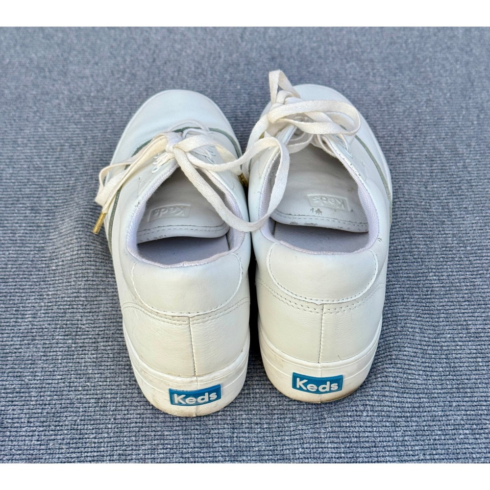 Keds Womens White Leather Champion Sneakers WH59989 Size 6.5 - Picture 2 of 7